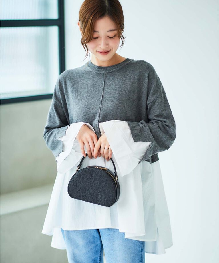 le.coeur blanc「《一部店舗/WEB限定》AULENTTIラウンドショルダー」|ショルダー・メッセンジャー|