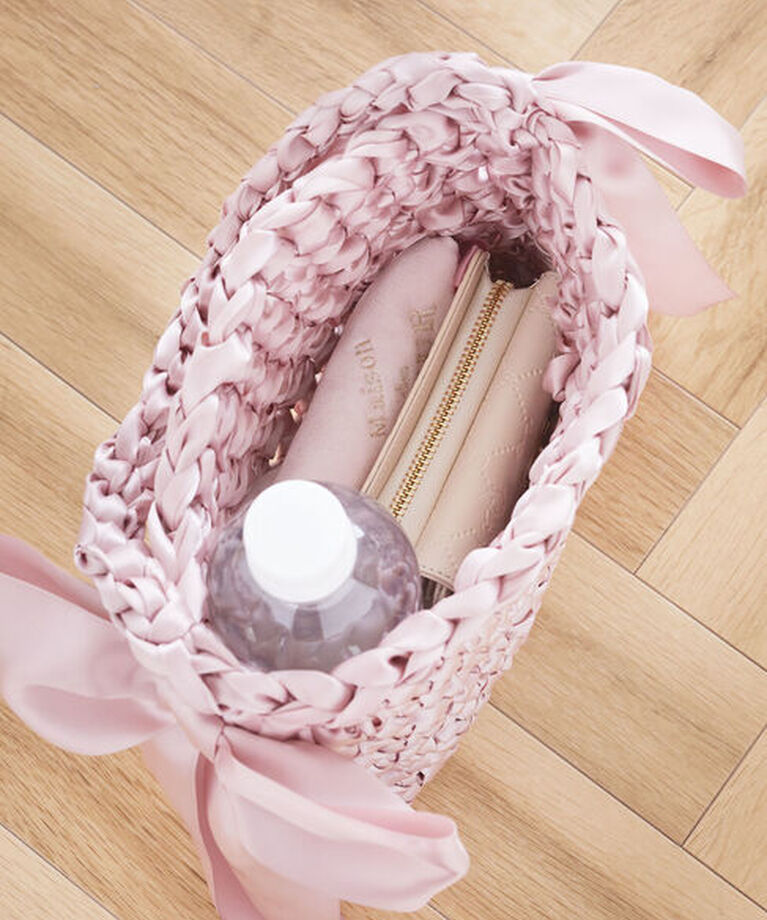 Maison de FLEUR「編み込みサイドリボンバッグ」|その他|