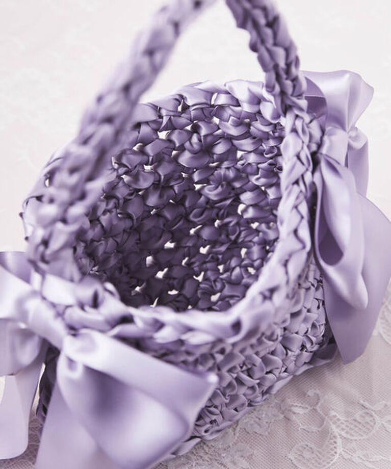 Maison de FLEUR「編み込みサイドリボンバッグ」|その他|