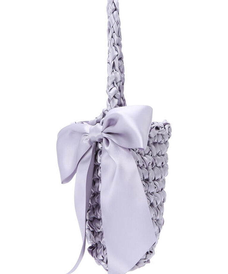 Maison de FLEUR「編み込みサイドリボンバッグ」|その他|