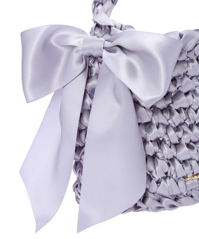 Maison de FLEUR「編み込みサイドリボンバッグ」|その他|