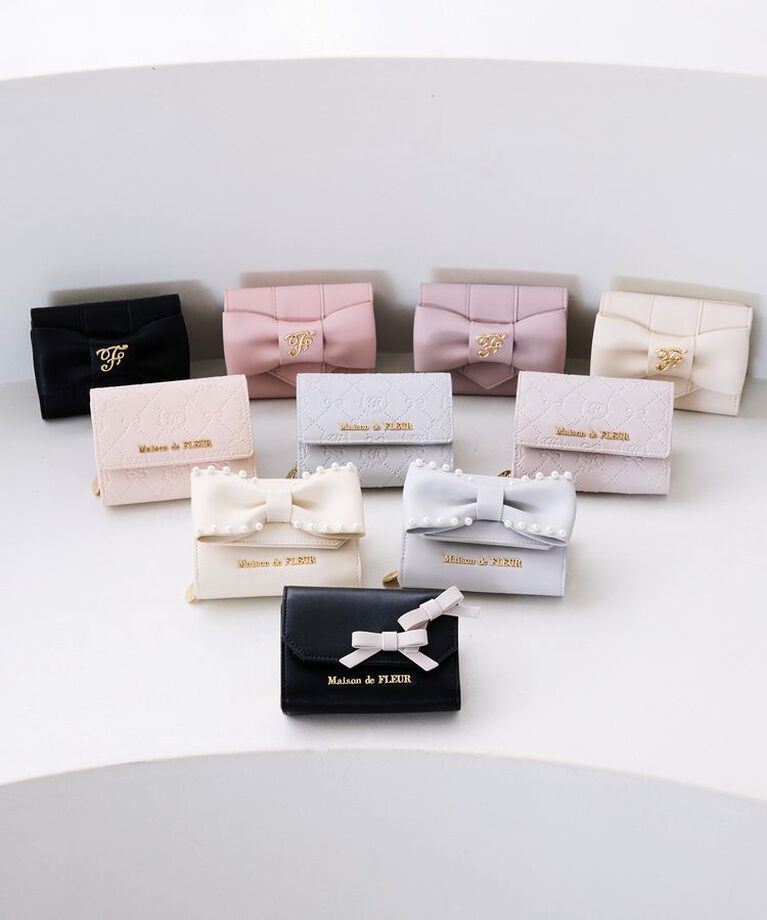 Maison de FLEUR「プチリボンウォレット」|財布|