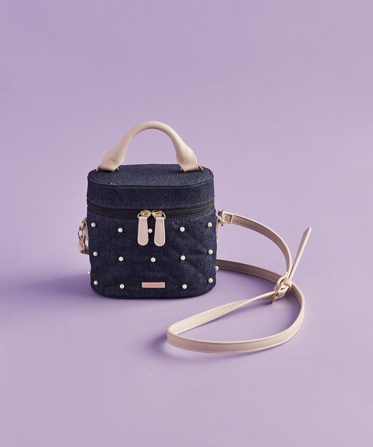Maison de FLEUR「デニムキューブショルダーバッグ」|ショルダー・メッセンジャー|インディゴ