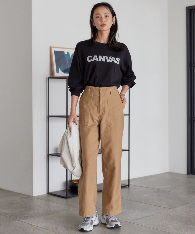 AMERICAN HOLIC「CANVASロゴカットプルオーバー」|Tシャツ・カットソー|