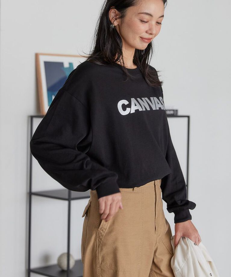 AMERICAN HOLIC「CANVASロゴカットプルオーバー」|Tシャツ・カットソー|