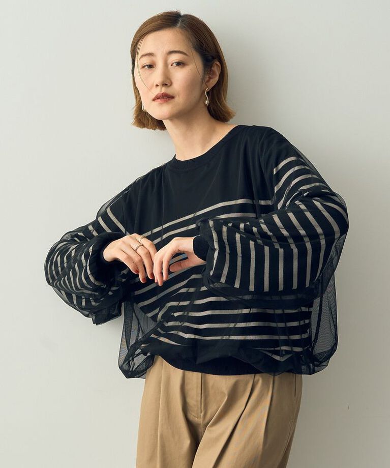 YECCA VECCA「オーバーチュールニットプルオーバー」|ニット・セーター|
