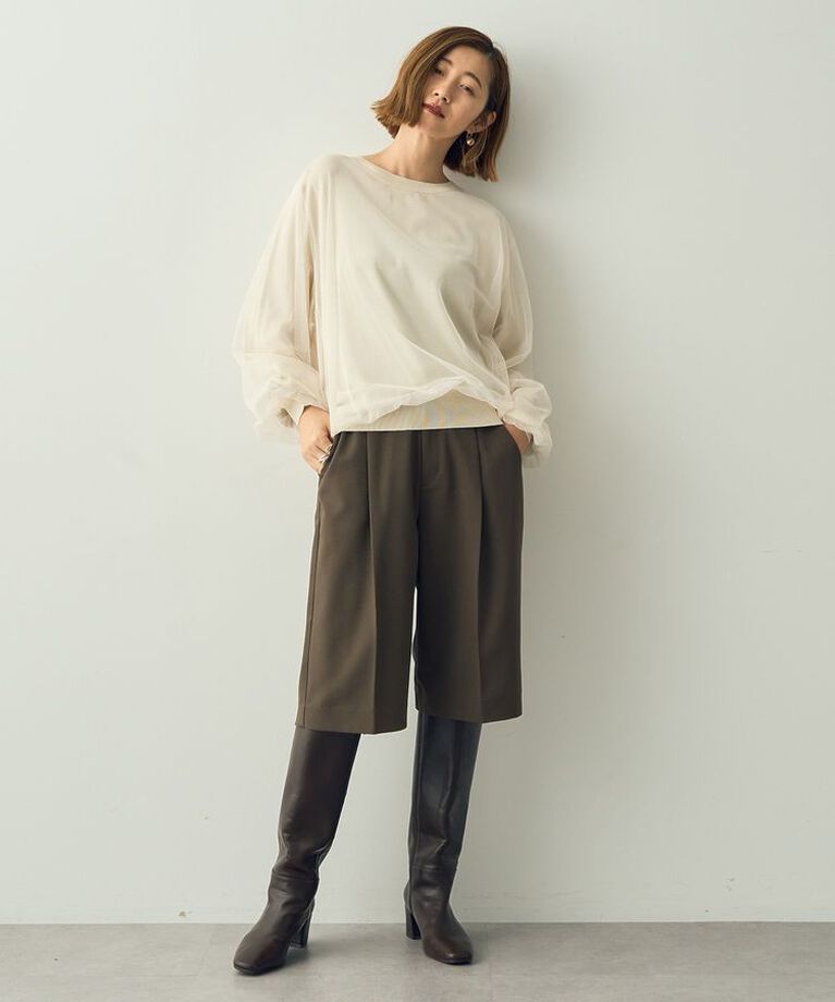 YECCA VECCA「オーバーチュールニットプルオーバー」|ニット・セーター|
