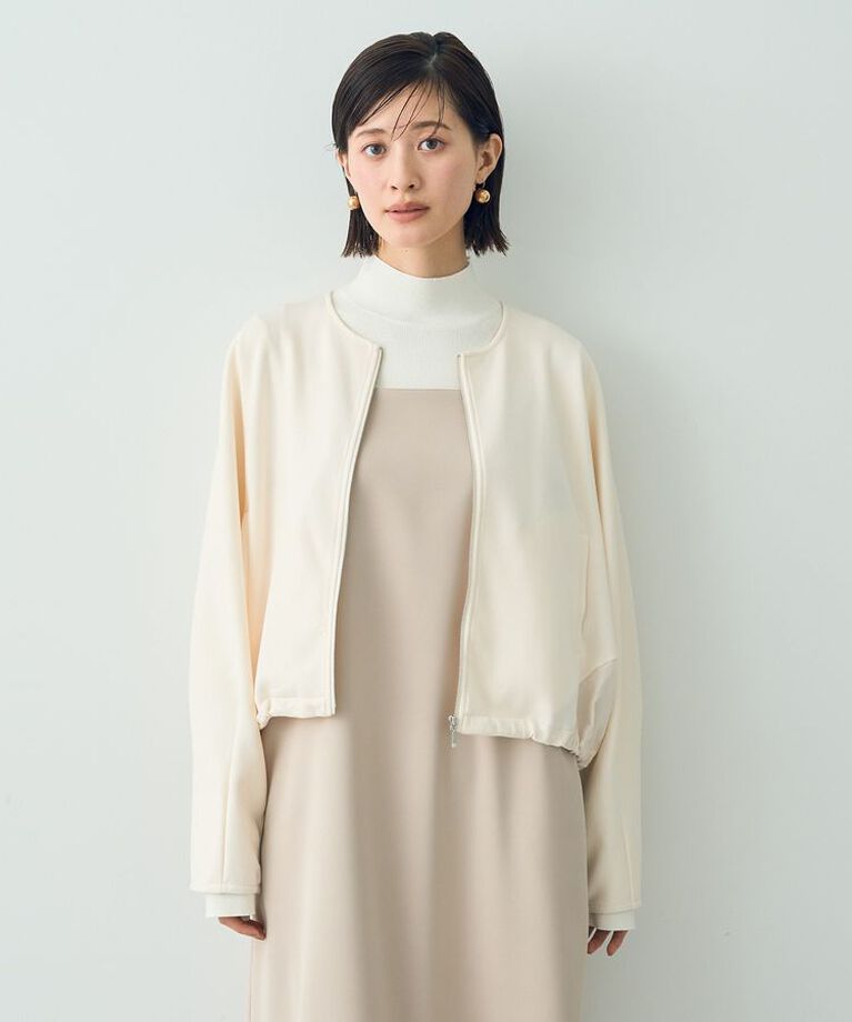 YECCA VECCA「【２点SET】ブルゾンセットキャミワンピース」|ワンピース|