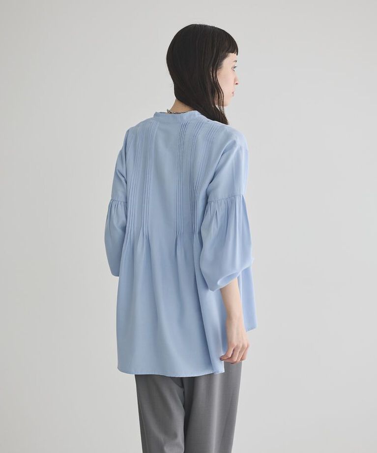 GARAGE OF GOOD CLOTHING「ピンタックボリューム袖フレアーブラウス」|シャツ・ブラウス|