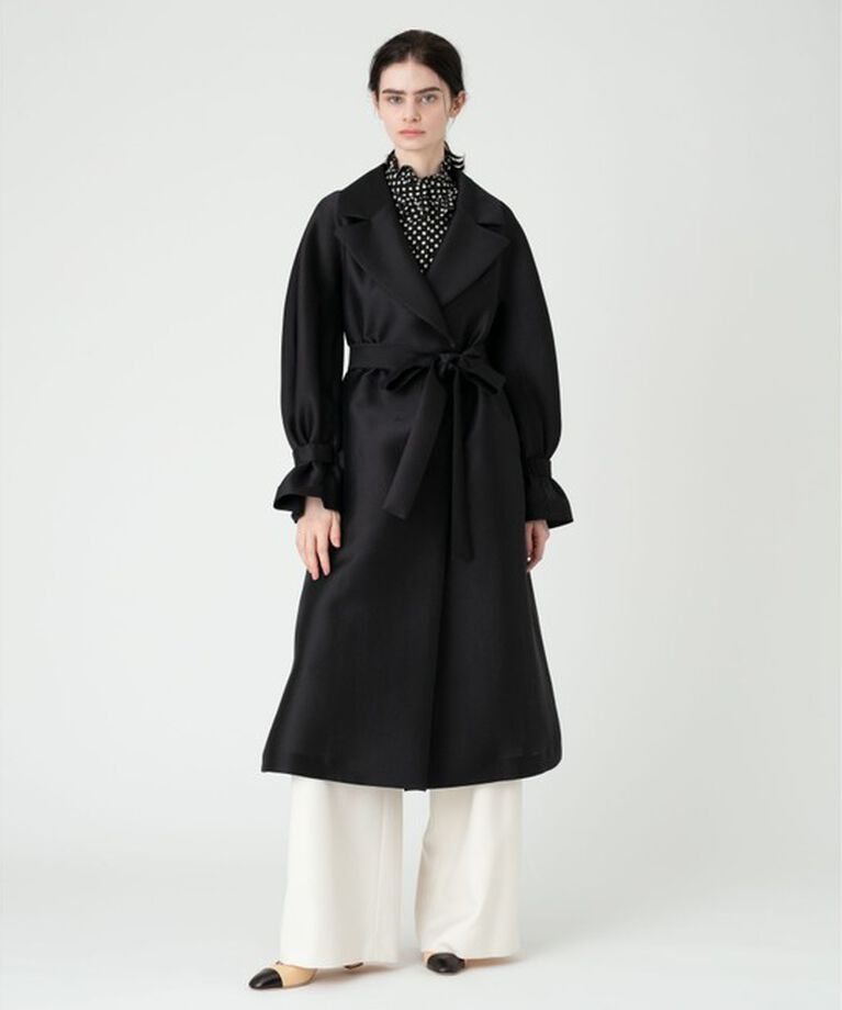 LOULOU WILLOUGHBY「【LOULOU WILLOUGHBY】シルキーダブルクロスドレスコート」|その他|