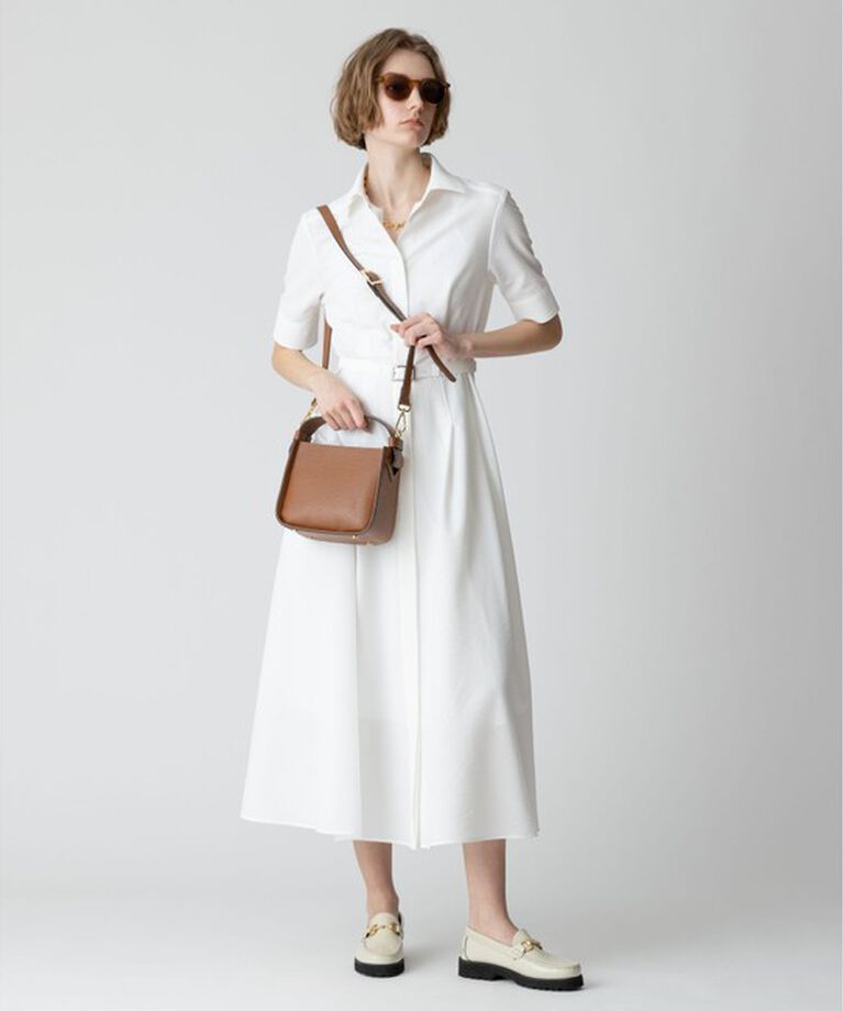 allureville「サッカースキッパーシャツワンピース」|ワンピース|