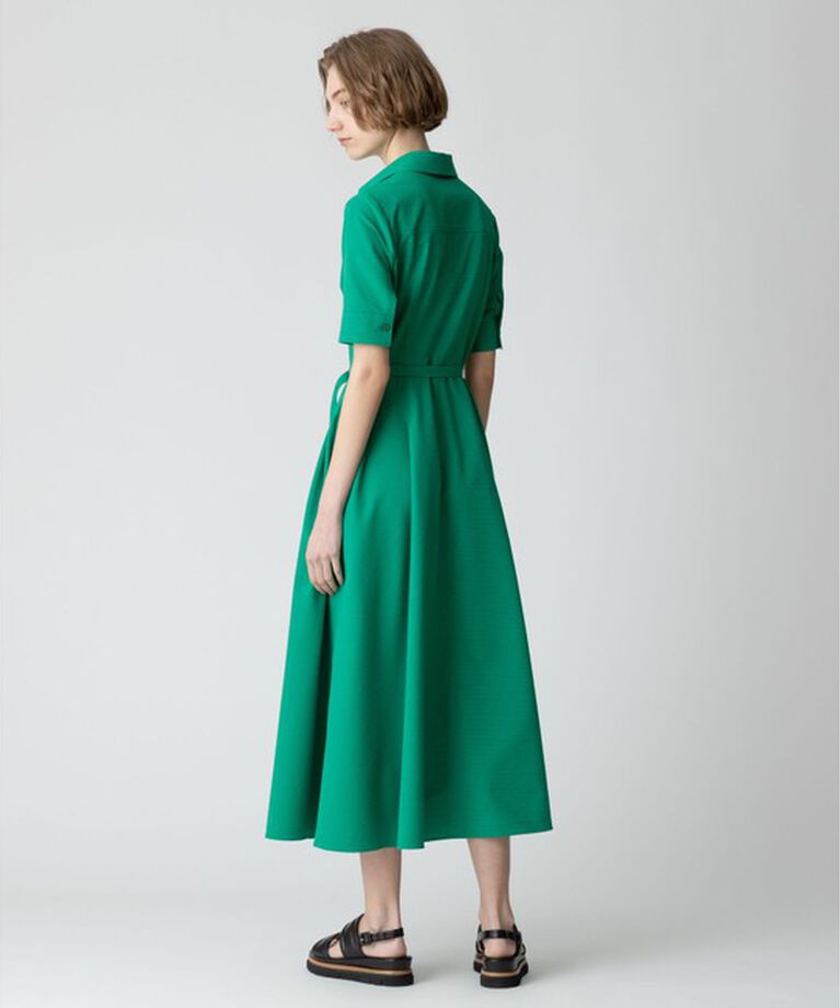 allureville「サッカースキッパーシャツワンピース」|ワンピース|
