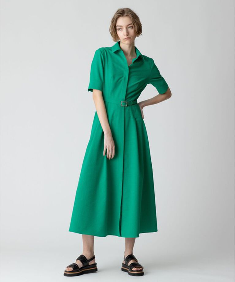 allureville「サッカースキッパーシャツワンピース」|ワンピース|