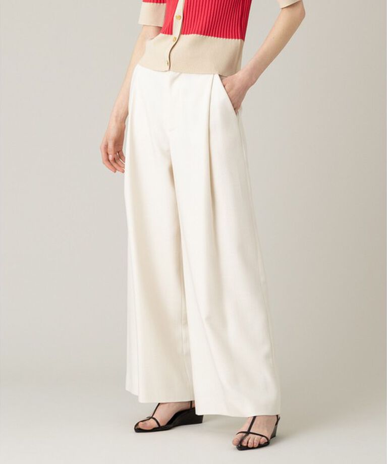 LOULOU WILLOUGHBY「【LOULOU WILLOUGHBY】トリッカーオックスワイドパンツ」|チノ|