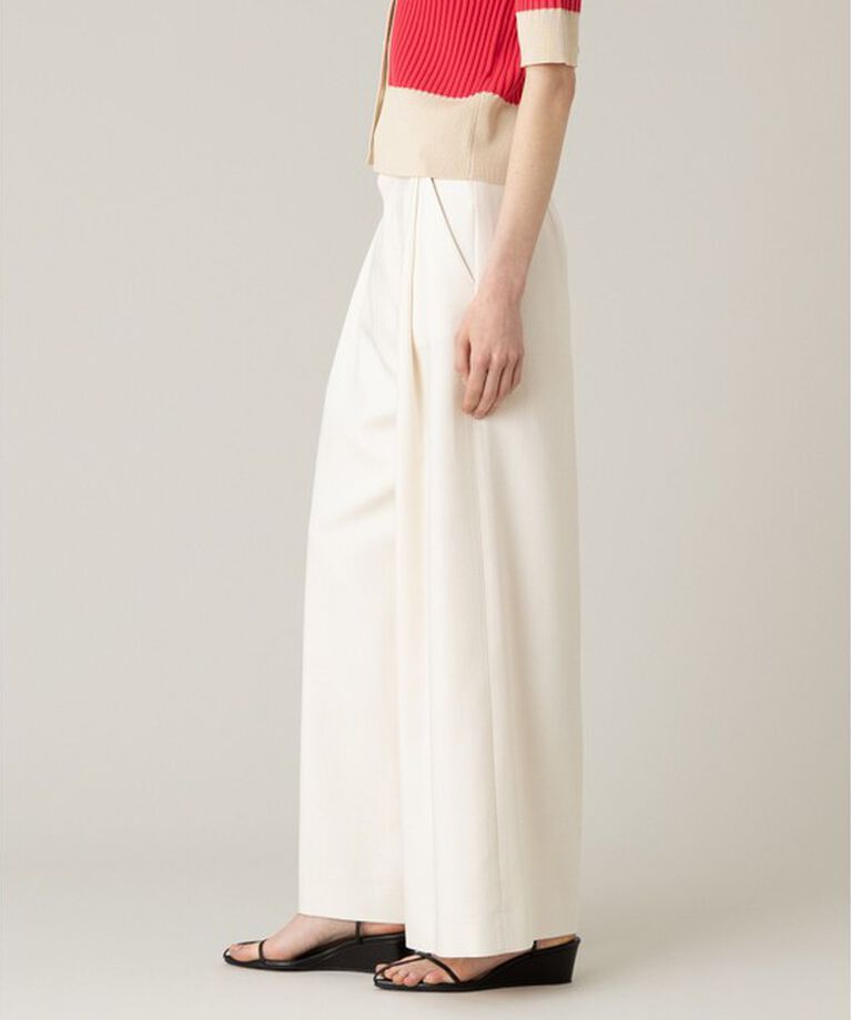 LOULOU WILLOUGHBY「【LOULOU WILLOUGHBY】トリッカーオックスワイドパンツ」|チノ|