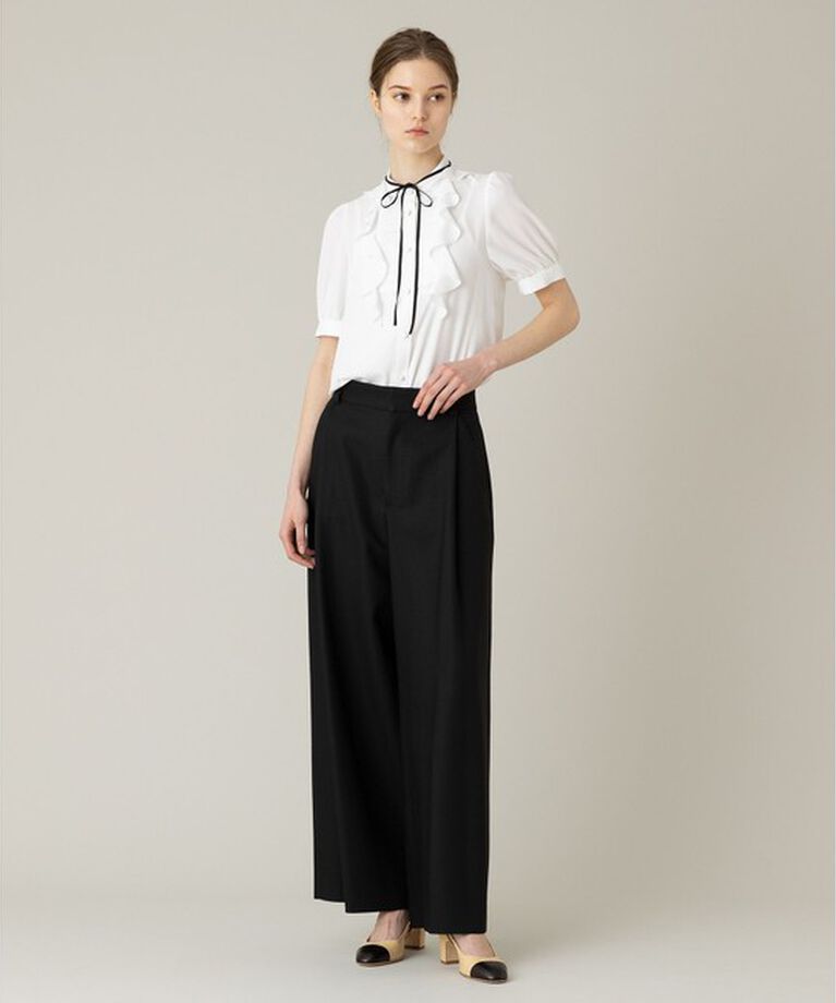 LOULOU WILLOUGHBY「【LOULOU WILLOUGHBY】トリッカーオックスワイドパンツ」|チノ|