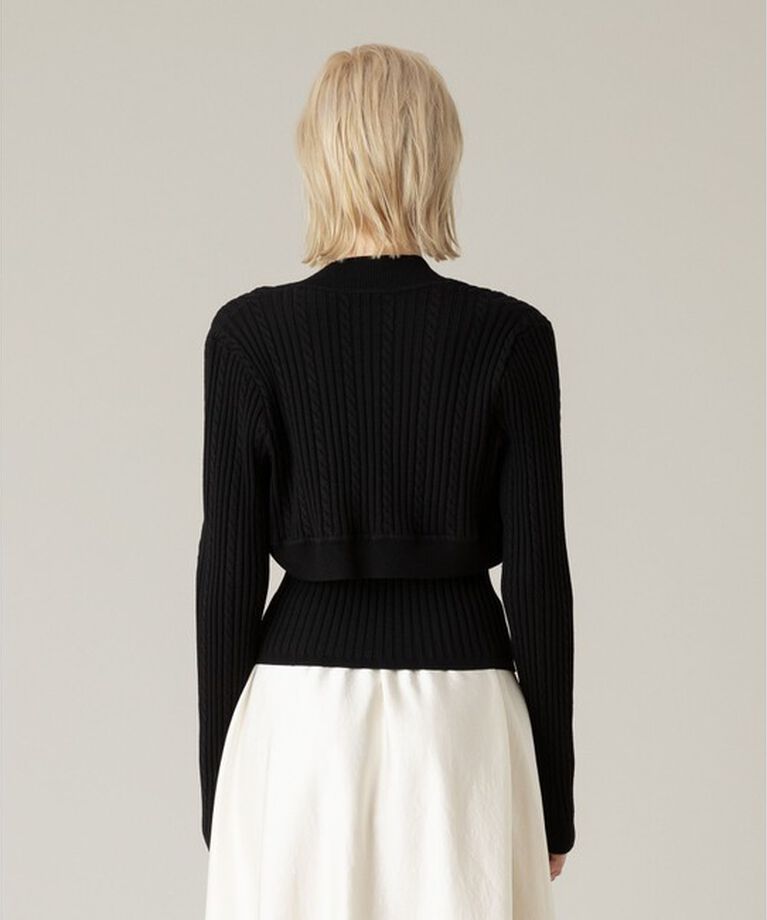 LOULOU WILLOUGHBY「【LOULOU WILLOUGHBY】ビスチェボレロニット」|その他|
