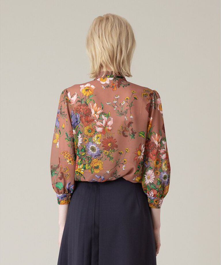 LOULOU WILLOUGHBY「【LOULOU WILLOUGHBY】RATTIシフォンフラワープリントブラウス」|シャツ・ブラウス|