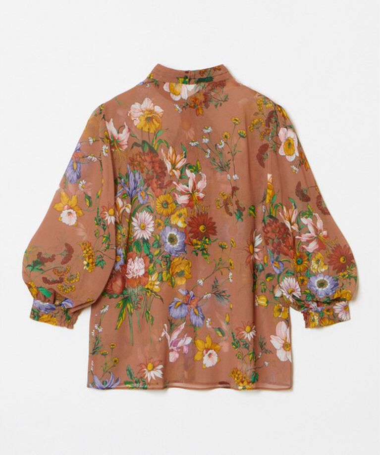 LOULOU WILLOUGHBY「【LOULOU WILLOUGHBY】RATTIシフォンフラワープリントブラウス」|シャツ・ブラウス|
