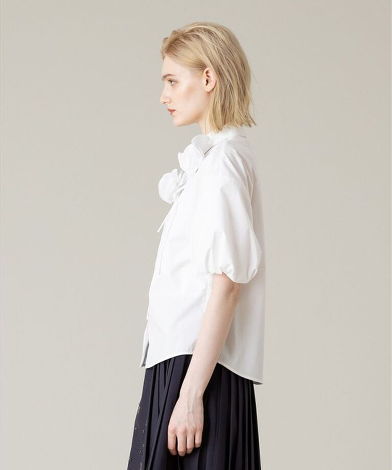 LOULOU WILLOUGHBY「【LOULOU WILLOUGHBY】コサージュシャツ」|シャツ・ブラウス|