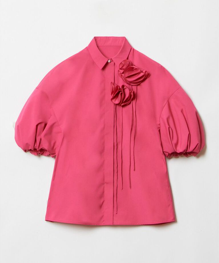 LOULOU WILLOUGHBY「【LOULOU WILLOUGHBY】コサージュシャツ」|シャツ・ブラウス|