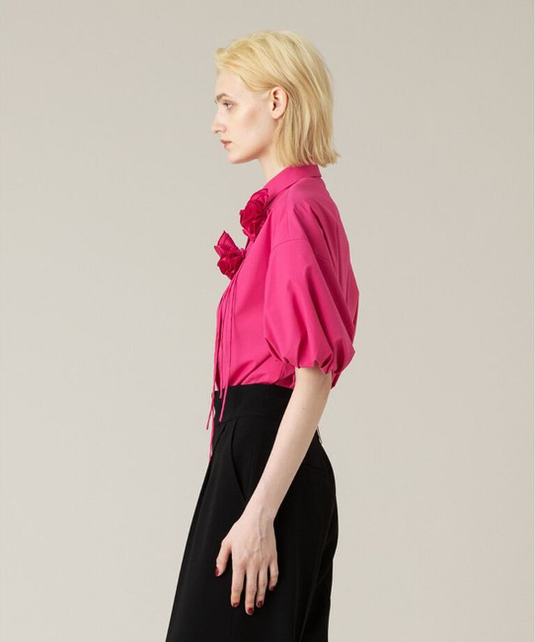 LOULOU WILLOUGHBY「【LOULOU WILLOUGHBY】コサージュシャツ」|シャツ・ブラウス|