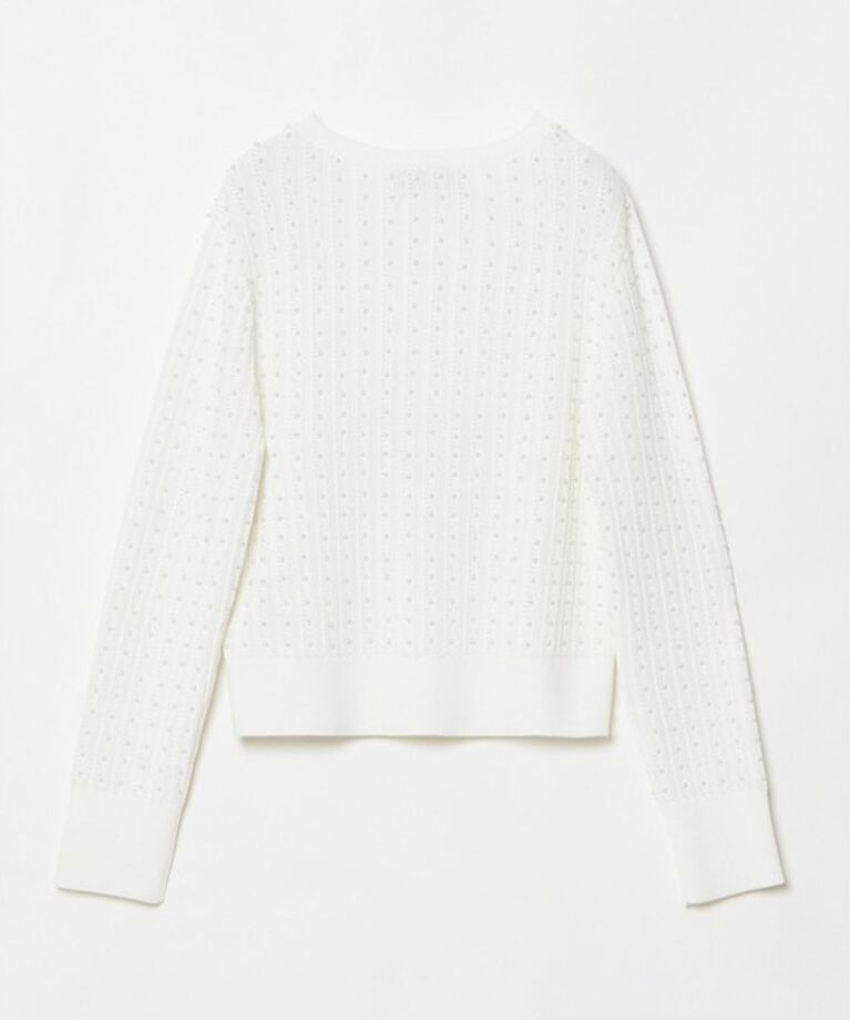 LOULOU WILLOUGHBY「【LOULOU WILLOUGHBY】パールスタッズプルオーバー」|ニット・セーター|