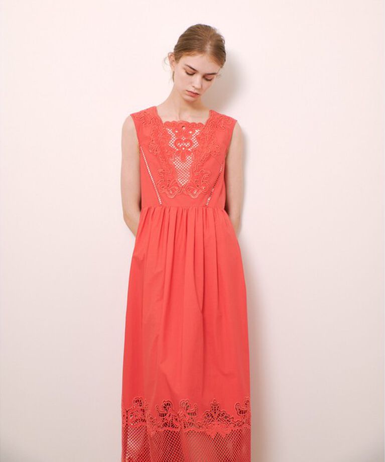 LOULOU WILLOUGHBY「【LOULOU WILLOUGHBY】エンブロイダリーノースリワンピース」|ワンピース|