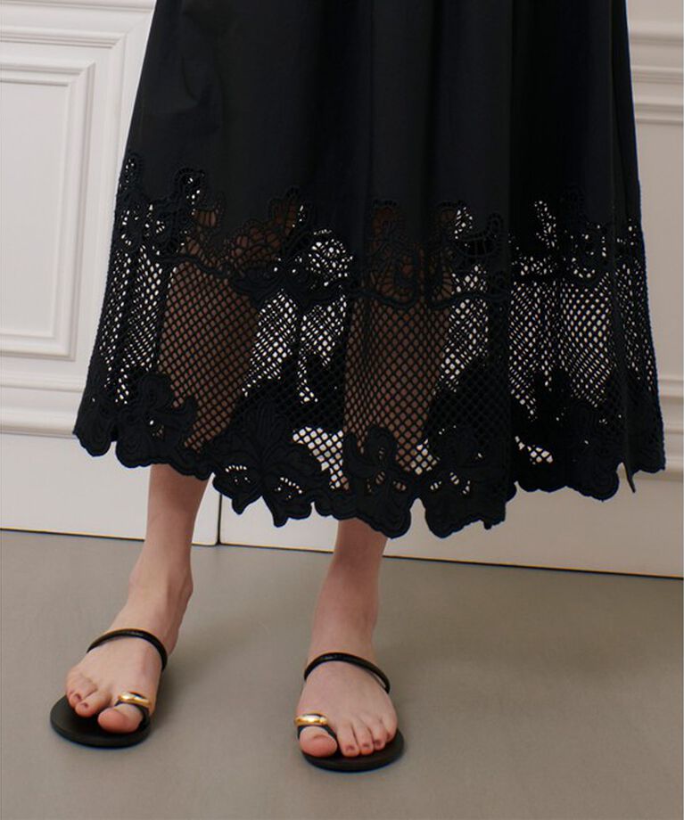 LOULOU WILLOUGHBY「【LOULOU WILLOUGHBY】エンブロイダリーノースリワンピース」|ワンピース|