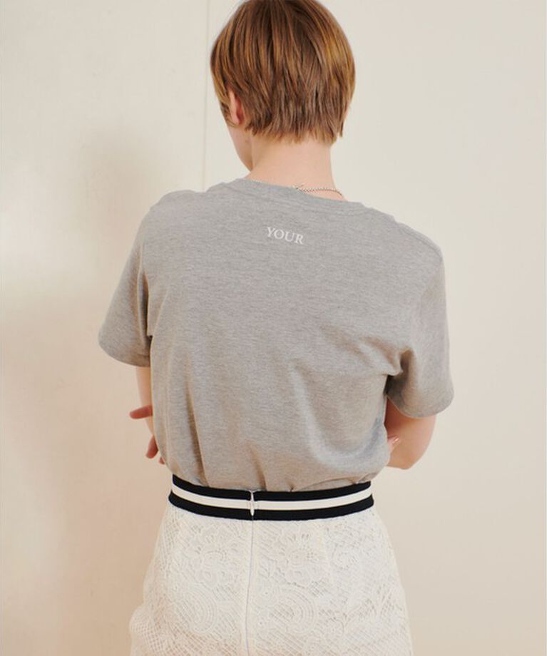allureville「コンビフォントＴシャツ」|その他|