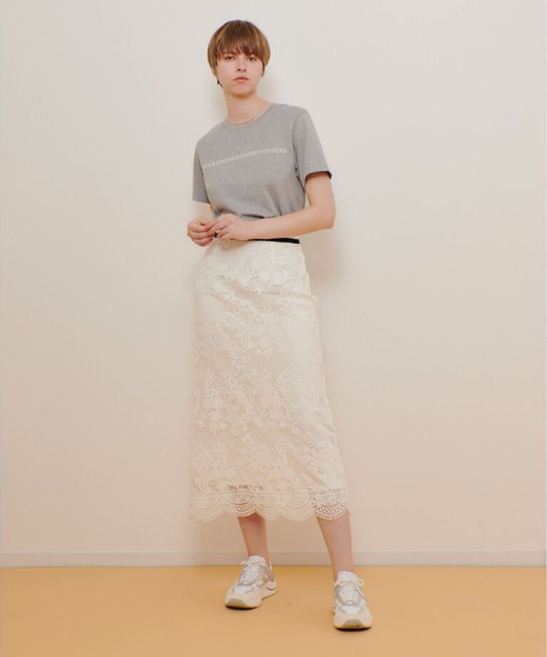 allureville「コンビフォントＴシャツ」|その他|