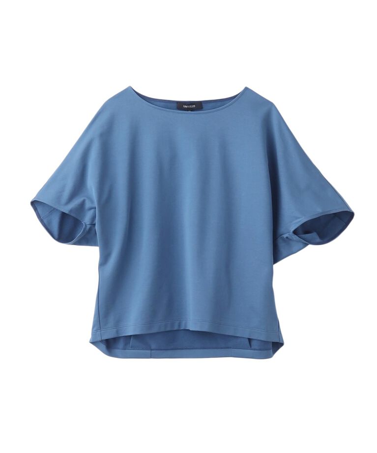 UNTITLED「【オシャレに体型カバー】ミニ裏毛ハイゲージカットソー」|Tシャツ・カットソー|