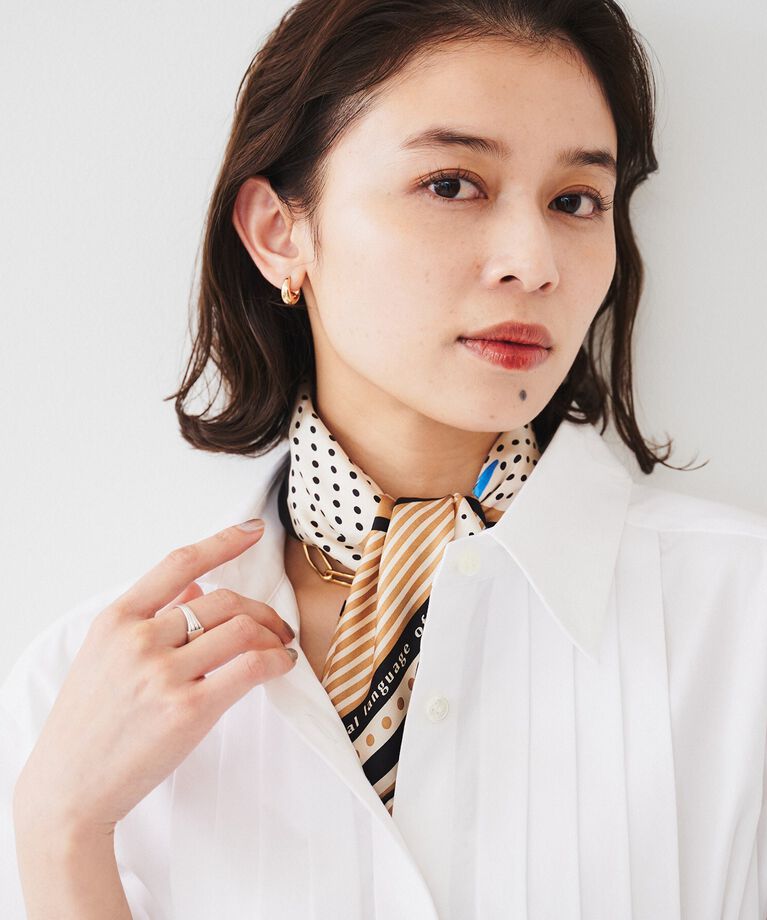 UNTITLED「【manipuri】65cm×65cm シルクスカーフ」|バンダナ・スカーフ|