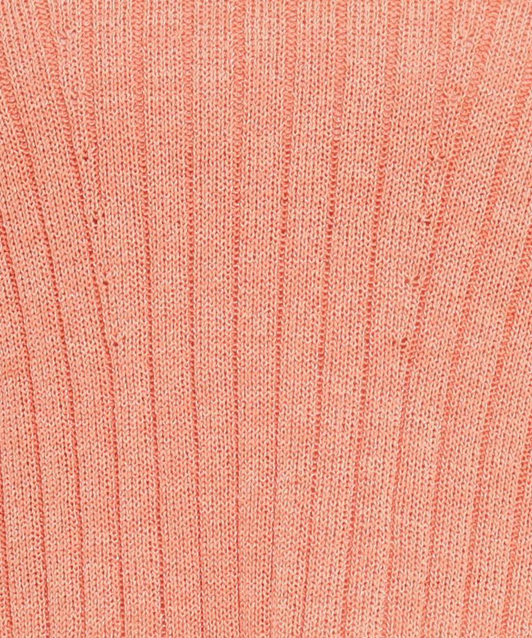 COUP DE CHANCE「【洗える／日本製／清涼感／パンツ合わせ】和紙ならではの表情感が魅力、Vネックリブニット」|ニット・セーター|