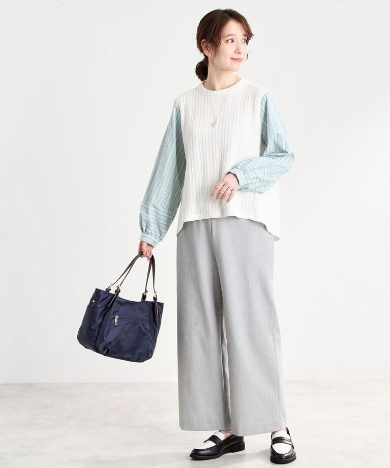 Reflect「【E‐QUALITY／洗える】フルレングス丈ワイドストレートパンツ」|その他|