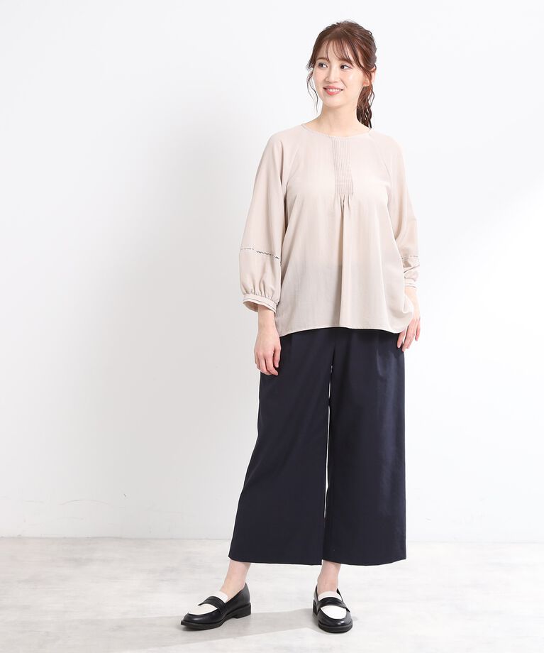 Reflect「【E‐QUALITY／手洗い可】ワイドクロップドパンツ」|その他|