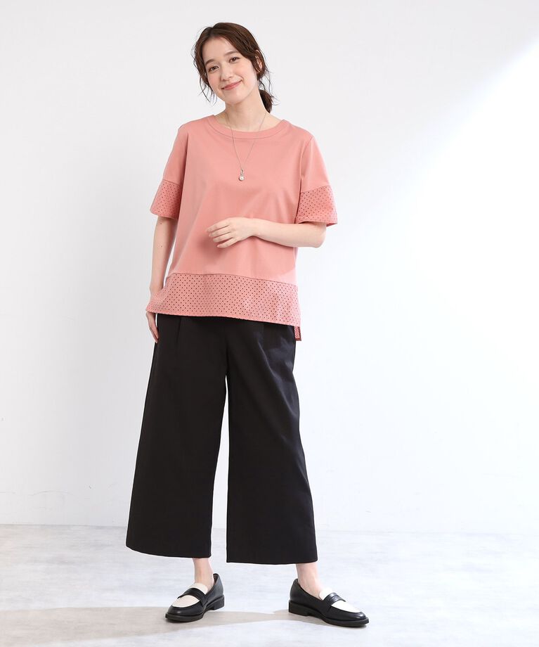 Reflect「【E‐QUALITY／手洗い可】ワイドクロップドパンツ」|その他|