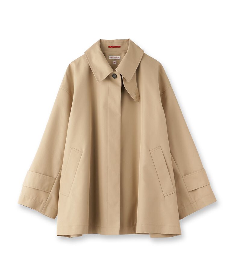 DRESSTERIOR「Ａラインレインアウター」|ステンカラーコート|
