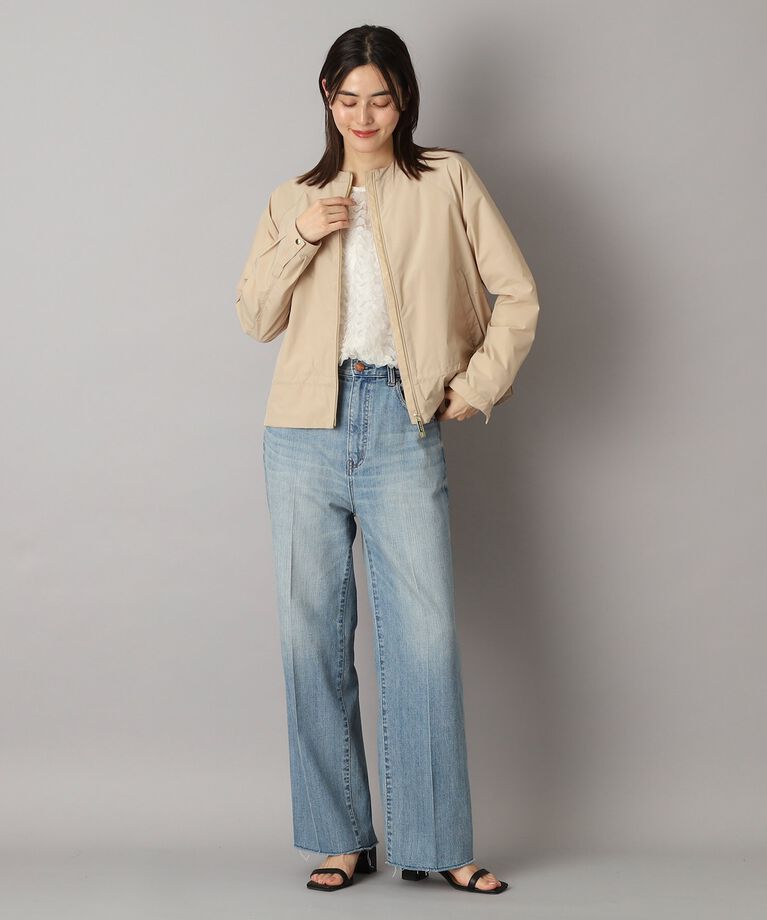 DRESSTERIOR「WOOLRICH（ウールリッチ）CITY BOMBER ノーカラージャケット」|ブルゾン・スタジャン|