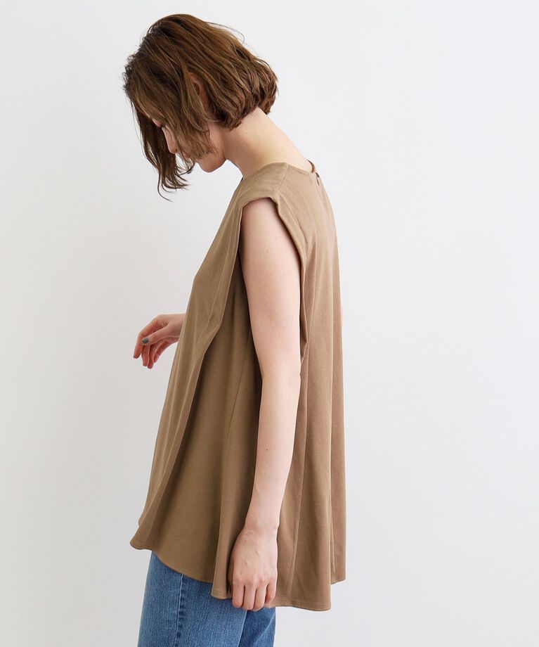 grove「【接触冷感・UV】肩タックバックフレアープルオーバー」|Tシャツ・カットソー|