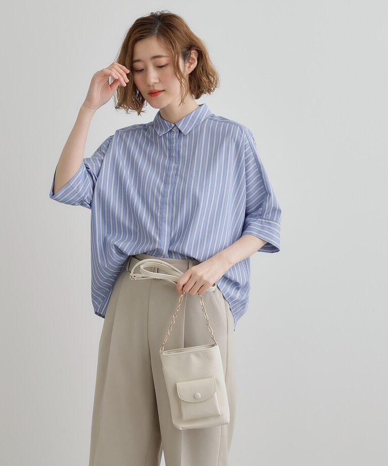 grove「クルミポケットサイドチェーンミニショルダー」|ショルダー・メッセンジャー|