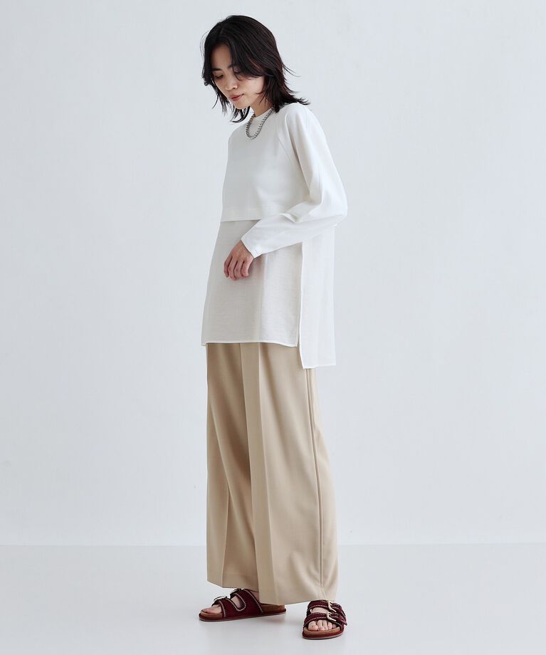 GALLEST「ボンディングチュールトップス」|Tシャツ・カットソー|