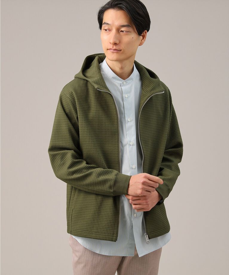 TAKEO KIKUCHI「【抗菌防臭】クロスウィーブ ジップパーカー」|パーカー|