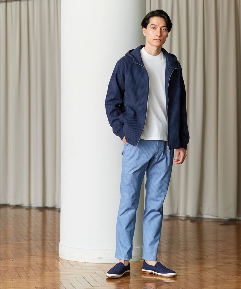 TAKEO KIKUCHI「【抗菌防臭】クロスウィーブ ジップパーカー」|パーカー|