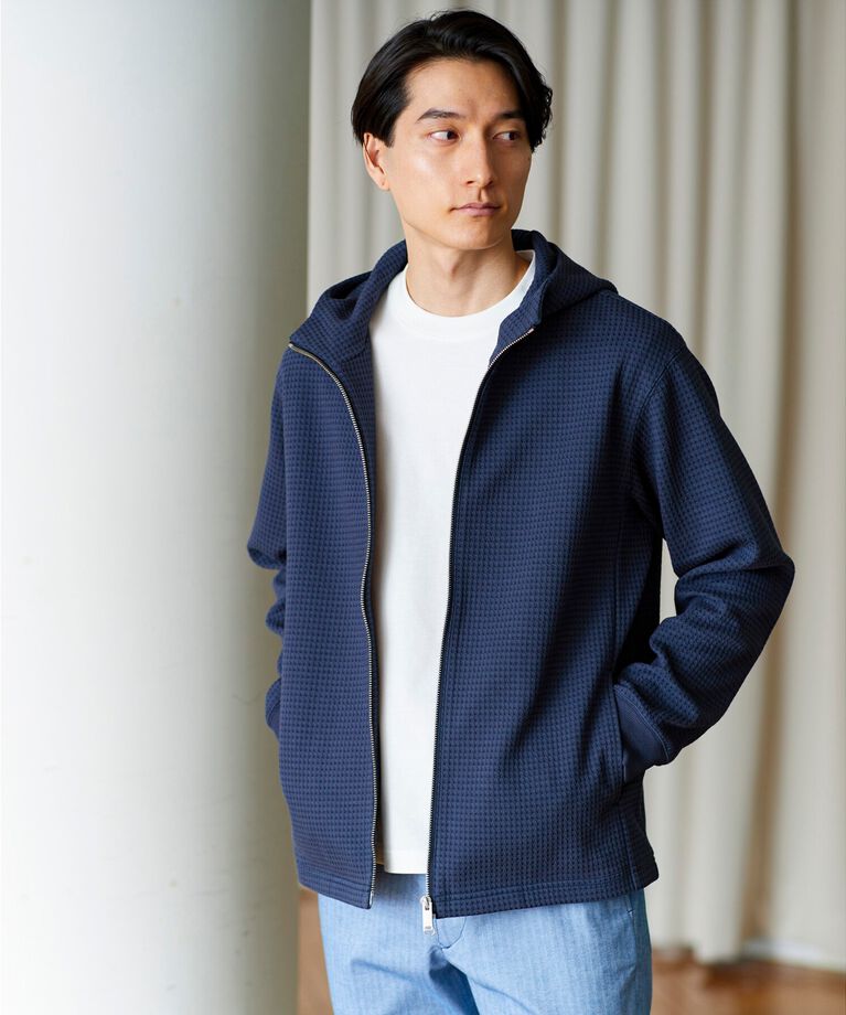TAKEO KIKUCHI「【抗菌防臭】クロスウィーブ ジップパーカー」|パーカー|