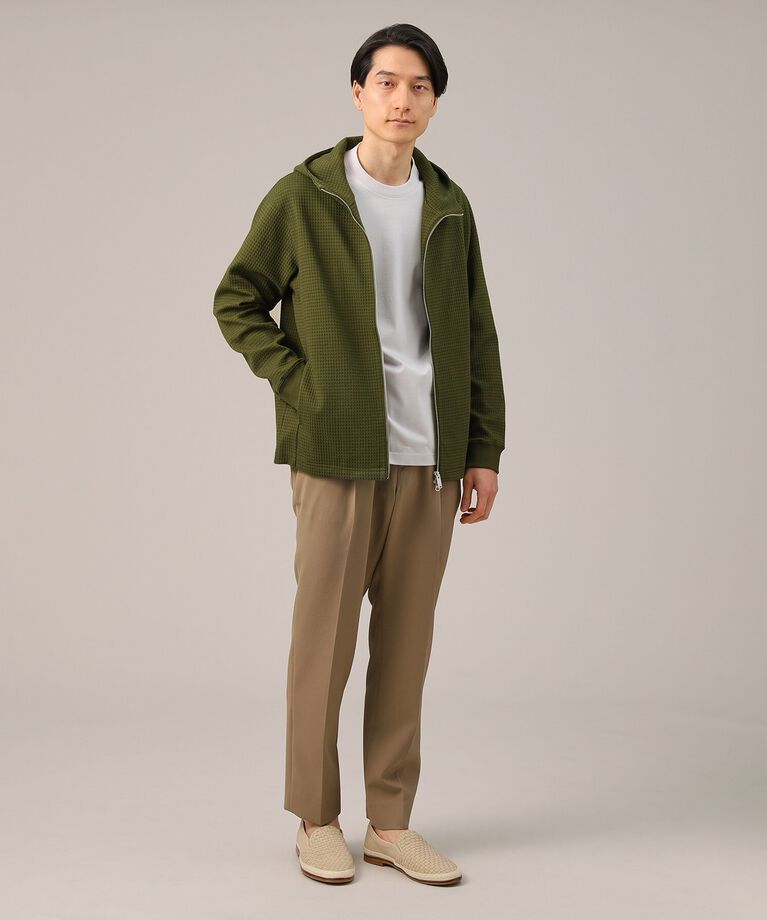 TAKEO KIKUCHI「【抗菌防臭】クロスウィーブ ジップパーカー」|パーカー|