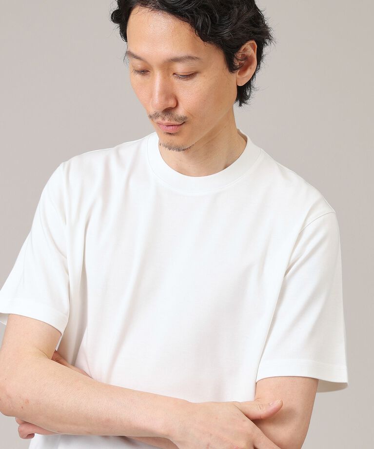 TAKEO KIKUCHI「【抗菌防臭】ジャケットインナー 半袖 カットソー」|Tシャツ・カットソー|