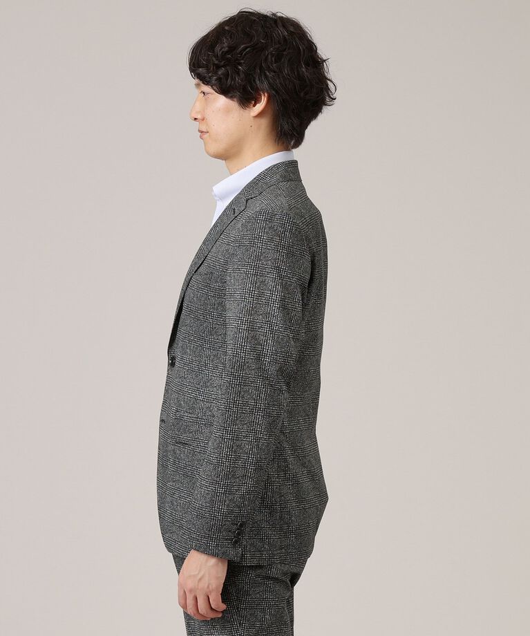 TAKEO KIKUCHI「【抗菌防臭】COOL DOTS（R）グレンチェック ジャケット」|テーラードジャケット|