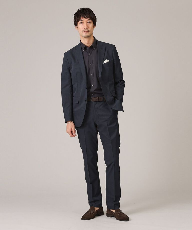 TAKEO KIKUCHI「【抗菌防臭】COOL DOTS（R）グレンチェック ジャケット」|テーラードジャケット|