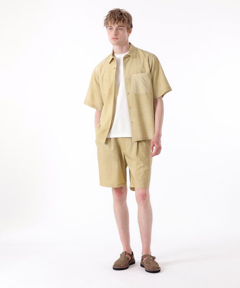 TAKEO KIKUCHI「【THE FLAGSHIP】尾州 流し染め ショートパンツ」|その他|